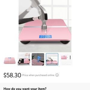 Digital Weight Scale, High Accuracy up to 50g Heart Rate Detection Large LCD
